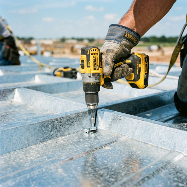 Tightening Roof Screws